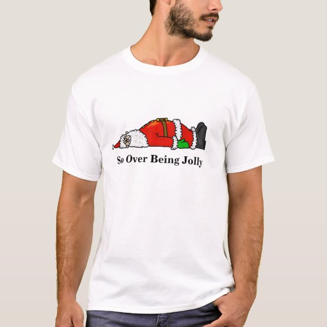 Camiseta Así Que, Por Ser Jolly Graciosos Navidades Camiset (Anverso)
