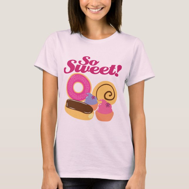 Camiseta Así que postres dulces (Anverso)