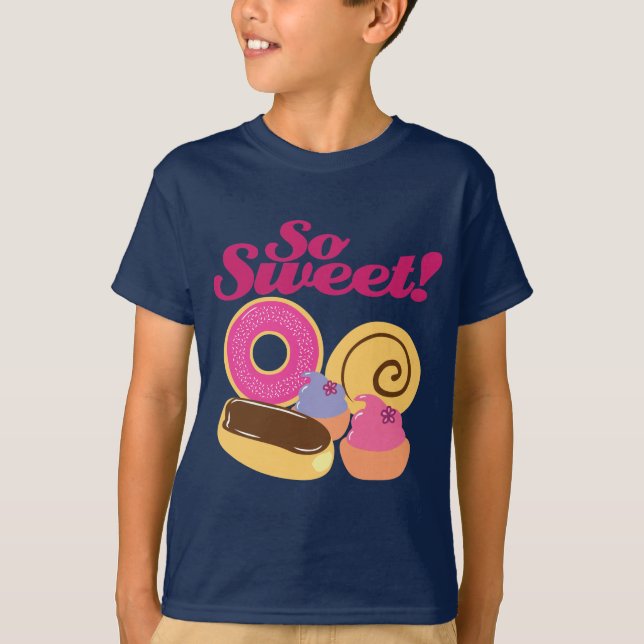 Camiseta Así que postres dulces (Anverso)