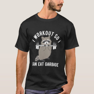 Camiseta Así que puedo comer basura Raccoon Trash Panda Wor