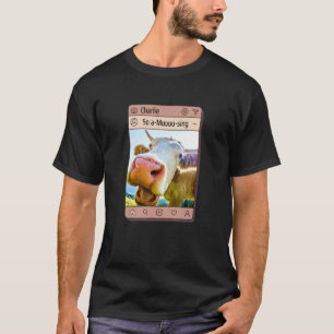 Camiseta Así que un moooo canto Vacas Puns Ganado y Propiet