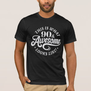 Camiseta Así se ve el 90 90 cumpleaños