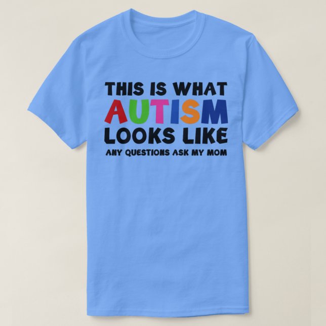 Camiseta Así se ve el autismo (Diseño del anverso)