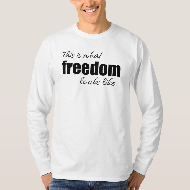 Camiseta Así se ve la libertad (Anverso)