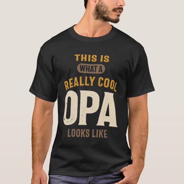 Camiseta Así se ve realmente Guay Opa (Anverso)