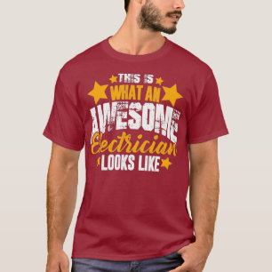 Camiseta Así Se Ve Un Asombroso Electricista