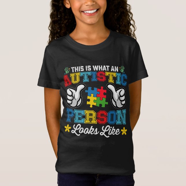 Camiseta Así Se Ve Un Autismo (Anverso)