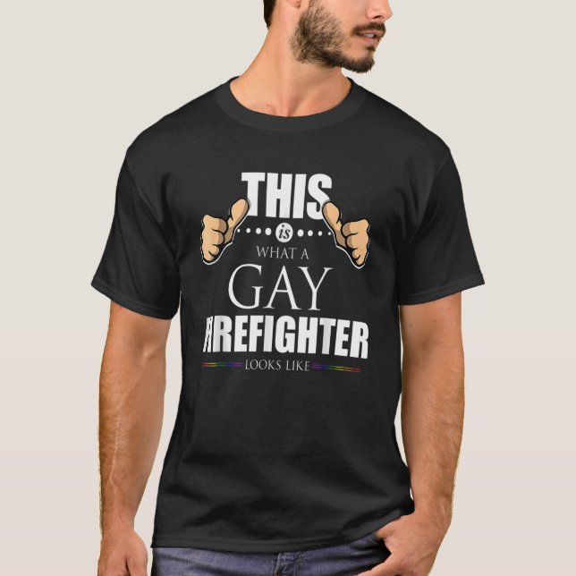 Camiseta Así Se Ve Un Bombardero Gay Como Gay (Anverso)