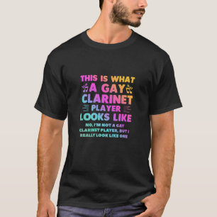 Camiseta Así Se Ve Un Jugador Gay Clarinet Como LGBT