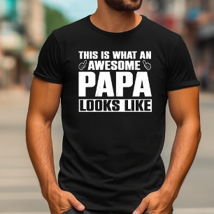 Camiseta Así se ve un papá alucinante   Abuelo