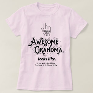 Camiseta Así Se Ve Una Abuela Increíble Como Personalizado