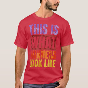 Camiseta Así Se Ven Los Ganadores, El Trabajo Y El Gimnasio