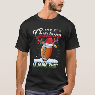 Camiseta Así Son Mis Navidades Navidades De Fútbol De Pajam