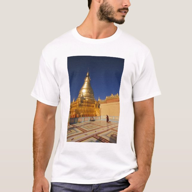 Camiseta Asia, Birmania (Myanmar) Mandalay, Sagaing Hill: (Anverso)
