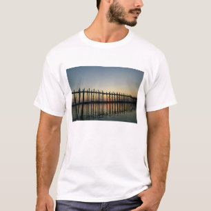 Camiseta Asia, Birmania (Myanmar) Silueta del puente de U