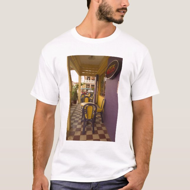 Camiseta Asia, Camboya, Siem Riep, cafetería. (Anverso)