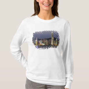 Camiseta Asia, China, Hong Kong, paisaje urbano de la ciuda