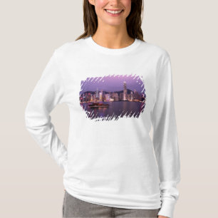 Camiseta Asia, China, Hong Kong, paisaje urbano y