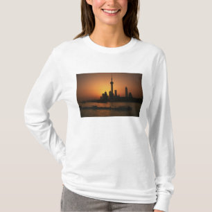 Camiseta ASIA, China, Shanghai Vista de la torre de televis