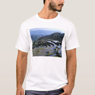 Camiseta Asia, China, Yunnan, Yuanyang. Escabroso