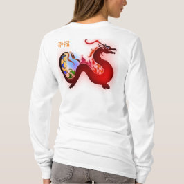 Camiseta asia dragon color luck balances