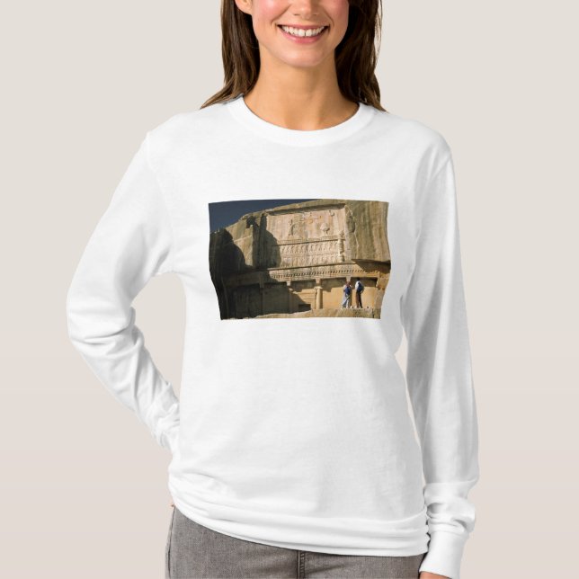 Camiseta Asia, Irán, Persépolis. Tumba de Darius el Grande. (Anverso)