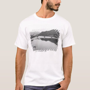 Camiseta Asia, Japón, Iwakuni. Pescadores y puente históric