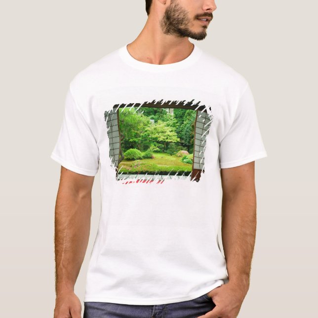 Camiseta Asia, Japón, Kioto. Jardín Zen 2 (Anverso)