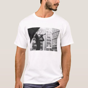 Camiseta Asia, Japón, Tokio. Estatua de música, Shibuyaku