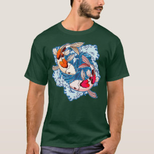 Camiseta Asia Koi Fish Yin Yang Koi Pond Premium