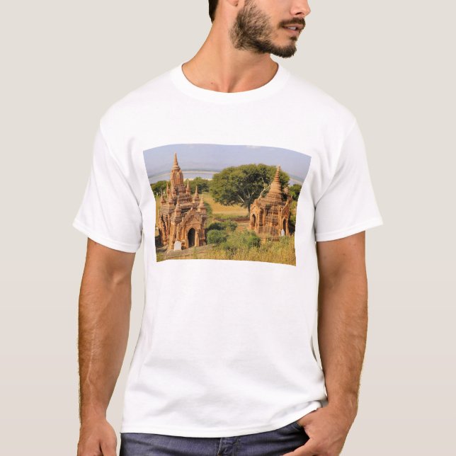 Camiseta Asia, Myanmar (Birmania), Bagan (Pagan). Varios 2 (Anverso)