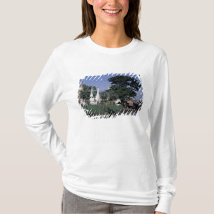 Camiseta Asia, Myanmar, Lago Inle. Un mercado flotante.