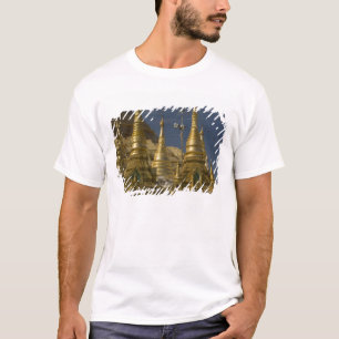 Camiseta Asia, Myanmar, Yangon. Estupa dorada de Shwedagon