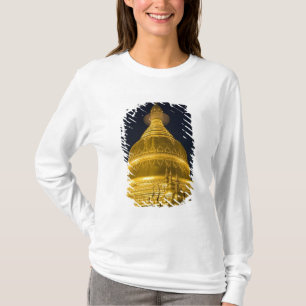 Camiseta Asia, Myanmar, Yangon, templo budista en
