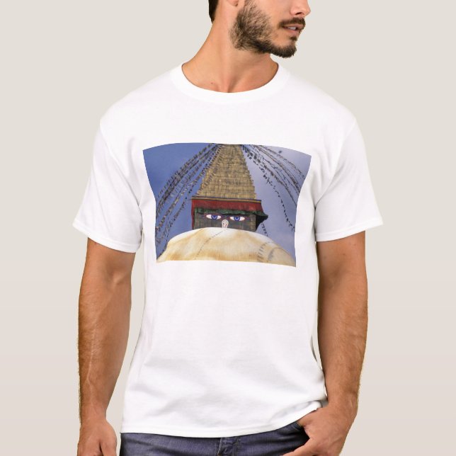 Camiseta Asia, Nepal, Katmandú. Estupa de Bouddhanath. 2 (Anverso)