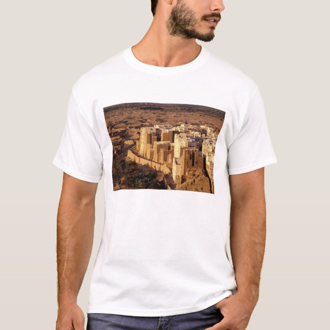 Camiseta Asia, Oriente Medio, República del Yemen, Shibam (Anverso)