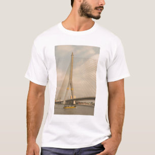 Camiseta Asia, Tailandia, Bangkok, puente sobre Chao
