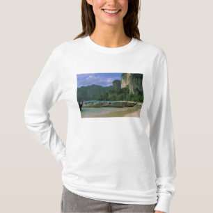 Camiseta Asia, Tailandia, Krabi. Playa West Railay,