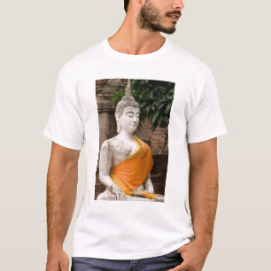 Camiseta Asia, Tailandia, Siam, Buda en Ayutthaya