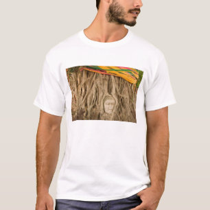 Camiseta Asia, Tailandia, Siam, Buda en surcos de árbol en