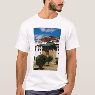 Camiseta Asia, Tíbet, Lhasa, Palacio de Potala también cono