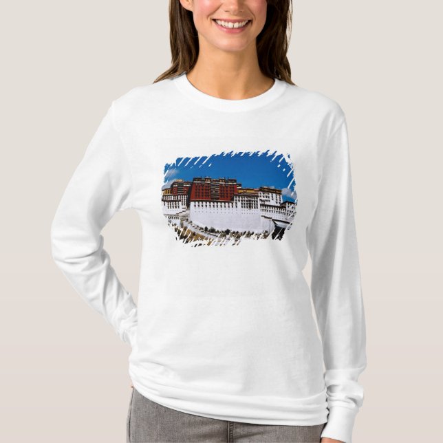 Camiseta Asia, Tíbet, Lhasa, Potala Palace alias Red 2 (Anverso)