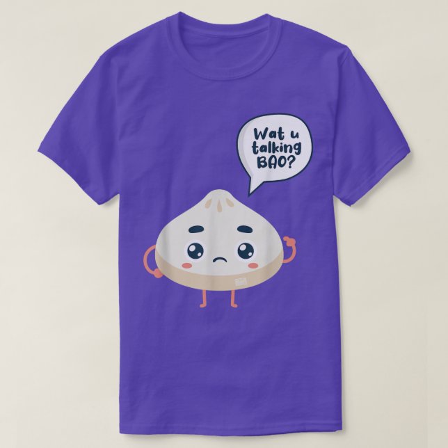 Camiseta Asia: Watcha china habla sobre Siopao Dimsu (Diseño del anverso)