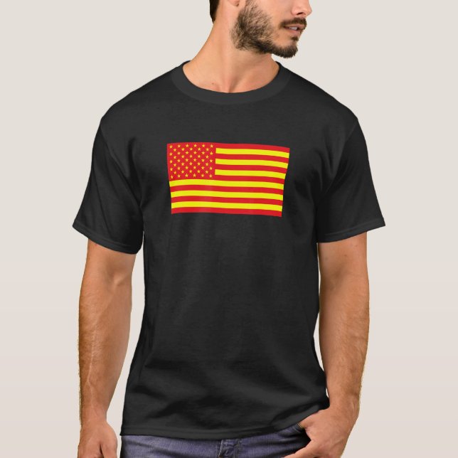 Camiseta Asian American Flag (Anverso)