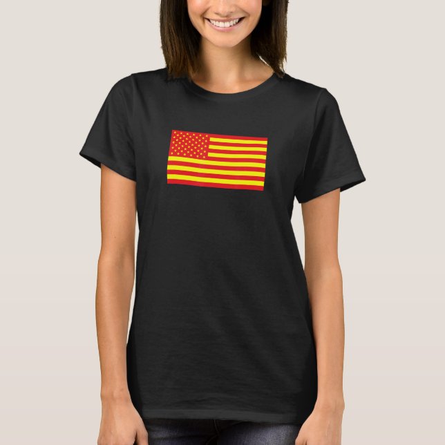 Camiseta Asian American Flag (Anverso)