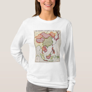 Camiseta AsiaPanoramic del este MapEast Asia