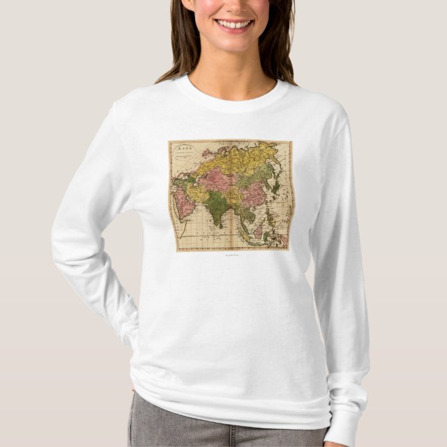 Camiseta AsiaPanoramic MapAsia 3 (Anverso)