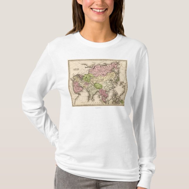 Camiseta AsiaPanoramic MapAsia 8 (Anverso)