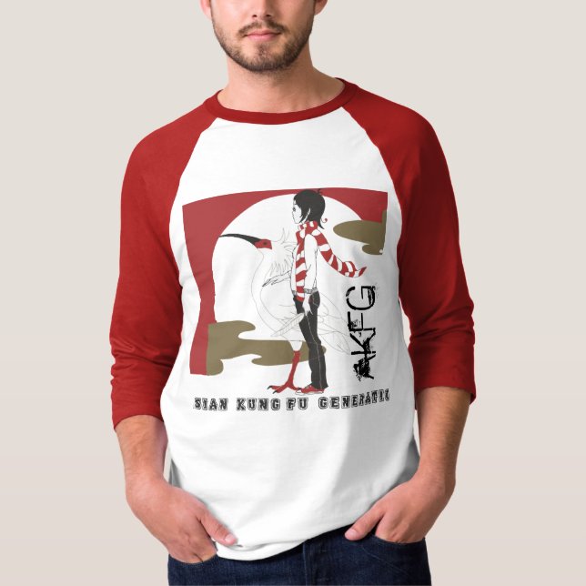 camiseta asiática del fu del kung (Anverso)