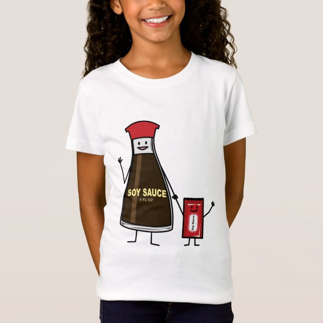 Camiseta Asiático del condimento del niño del niño del (Anverso)